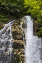 Amazing waterfall in bucegi Mountains, Urlatoarea waterfall