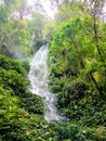 Amazing waterfall in kabanjahe sumatera utara Royalty Free Stock Photo