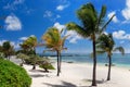 Amazing White Beach, Tropical Vacation, Mauritius Island Royalty Free Stock Photo