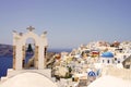 Amazing white houses of Santorini