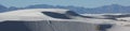 Amazing white sand dune landscape Royalty Free Stock Photo