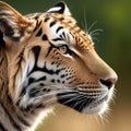 Amazing wildlife photography of a tiger vibrant colors generative ai