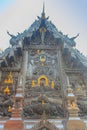 Amazing world\'s first silver sanctuary at Wat Sri Suphan, Chiang Mai, Thailand. Wat Srisuphan also known as the Silver Temple Royalty Free Stock Photo