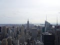 Great view from Rockefeller Center over New York City, USA Royalty Free Stock Photo