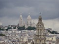 Church Rooftops - Summer in Paris Royalty Free Stock Photo