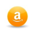 Amazon alt icon in simple style