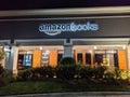 Amazon Books Store at night Royalty Free Stock Photo