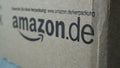 Amazon box detail with the german wording and the link to evaluate