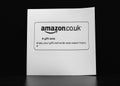 Amazon.co.uk gift paper slip with mesage