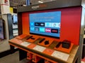 Amazon Fire TV Display inside Best Buy Store Royalty Free Stock Photo