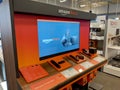 Amazon Fire TV Display inside Best Buy Store Royalty Free Stock Photo