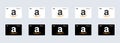Amazon gift card. Gift card Amazon 10, 20, 40, 50, 100 dollar. Black and white Amazon gift card. Neumorphic UI UX white and dark
