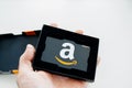 Amazon Gift Card in man hand