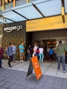 Amazon Go grocery store storefront in Seattle, Washington