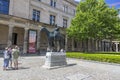 Amazon on horseback - a sculpture of the German sculpture of Louis Tuaillon 1895 on the Museum Island in Berlin