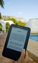 Amazon Kindle E-Reader Royalty Free Stock Photo