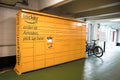 Amazon Locker collection point for online parcel orders Royalty Free Stock Photo