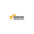 Amazon logo editorial illustrative on white background Royalty Free Stock Photo