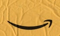 Amazon logo on a packet Royalty Free Stock Photo