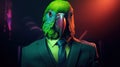 Amazon Parrot as Politician Artwork