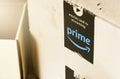 Amazon Prime cardboard box