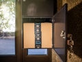 Amazon Prime Cardboard parcel in open mailbox