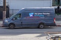 Amazon Prime NFL Thursday Night Football Ad On Delivery Van Royalty Free Stock Photo