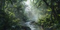 The Amazon rainforest Royalty Free Stock Photo