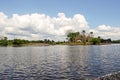 Amazon rainforest: Landscape along the shore of Amazon River near Manaus, Brazil South America