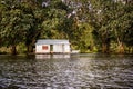 Amazon river jungle house boat Royalty Free Stock Photo