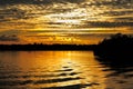 Amazon river landscape in Brazil