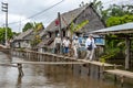 The Amazon River town of Indiana in Peru.