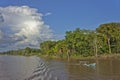 Amazon river view, Brazil, South America Royalty Free Stock Photo