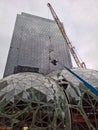 Amazon Seattle Headquarters - Spheres under construction Royalty Free Stock Photo