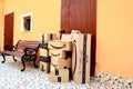 AMAZON Shipping Cardboard Boxes Royalty Free Stock Photo