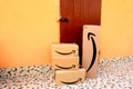 AMAZON Shipping Cardboard Boxes Royalty Free Stock Photo