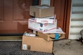 Amazon and USPS Packages Royalty Free Stock Photo