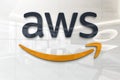 Aws on glossy office wall realistic texture Royalty Free Stock Photo