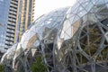 Amazon World Headquarters Spheres and condo tower Royalty Free Stock Photo