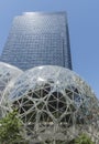 Amazon World Headquarters Spheres vertical portrait Royalty Free Stock Photo