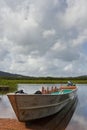 Amazonian boat. Royalty Free Stock Photo