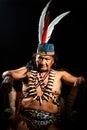 Amazonian Shaman Portrait Royalty Free Stock Photo