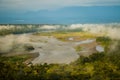 The Amazonic rain forest and river in Ecuador Royalty Free Stock Photo