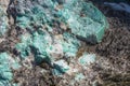 Macro View of Amazonite Stone Surface Royalty Free Stock Photo