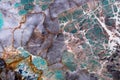 Amazonite quartzite texture for your unique design interior artwork. Royalty Free Stock Photo