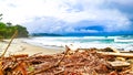 Amban Manokwari beach is a tourist destination that is still natural Royalty Free Stock Photo