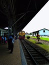 Train station at the railway museum in ambarawa, central java, indonesia