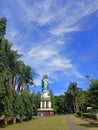 Ambarawa, Indonesia - 2024. statue of Maria, Jesus& x27;s mother captured in the middle of the day