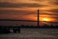 Ambassador bridge Royalty Free Stock Photo