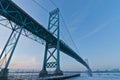 Ambassador Bridge, windsor ontario Canada Royalty Free Stock Photo